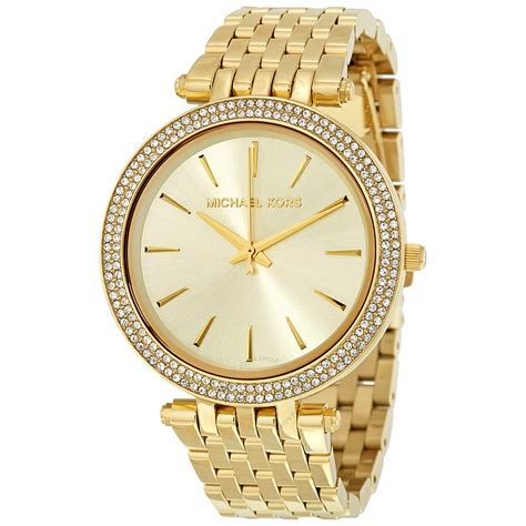 michael kors watch gold womens|Michael Kors gold diamond watch.